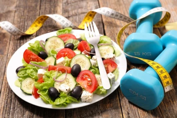 Example of good diet and exercise Andover