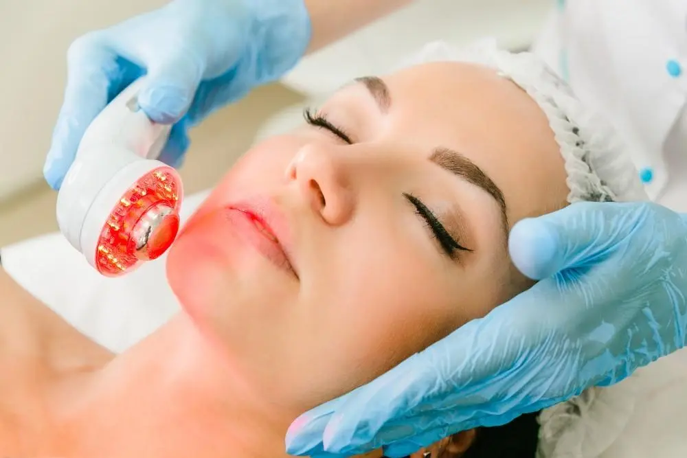 woman having non-surgical Morph8 treatment Andover