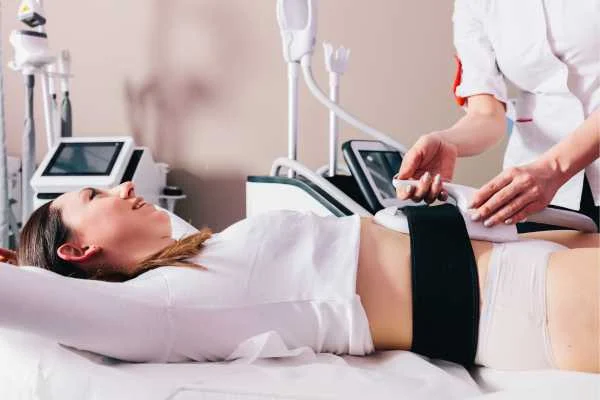 woman having body sculpting to help improve her body image and her mental health Andover