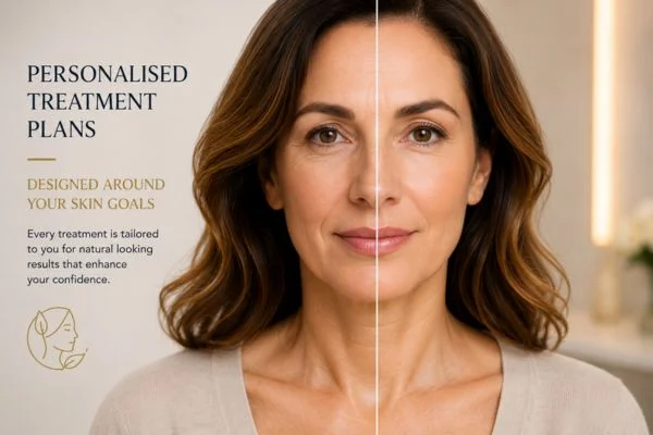 Before and after results of Collagen Lift Therapy Andover